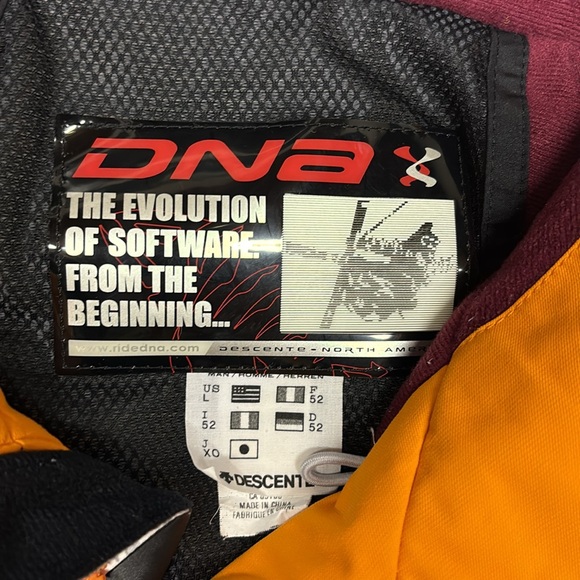 Descent DNA Men’s. SKI jacket no hood Snakeskin Print Size Large - Picture 2 of 11